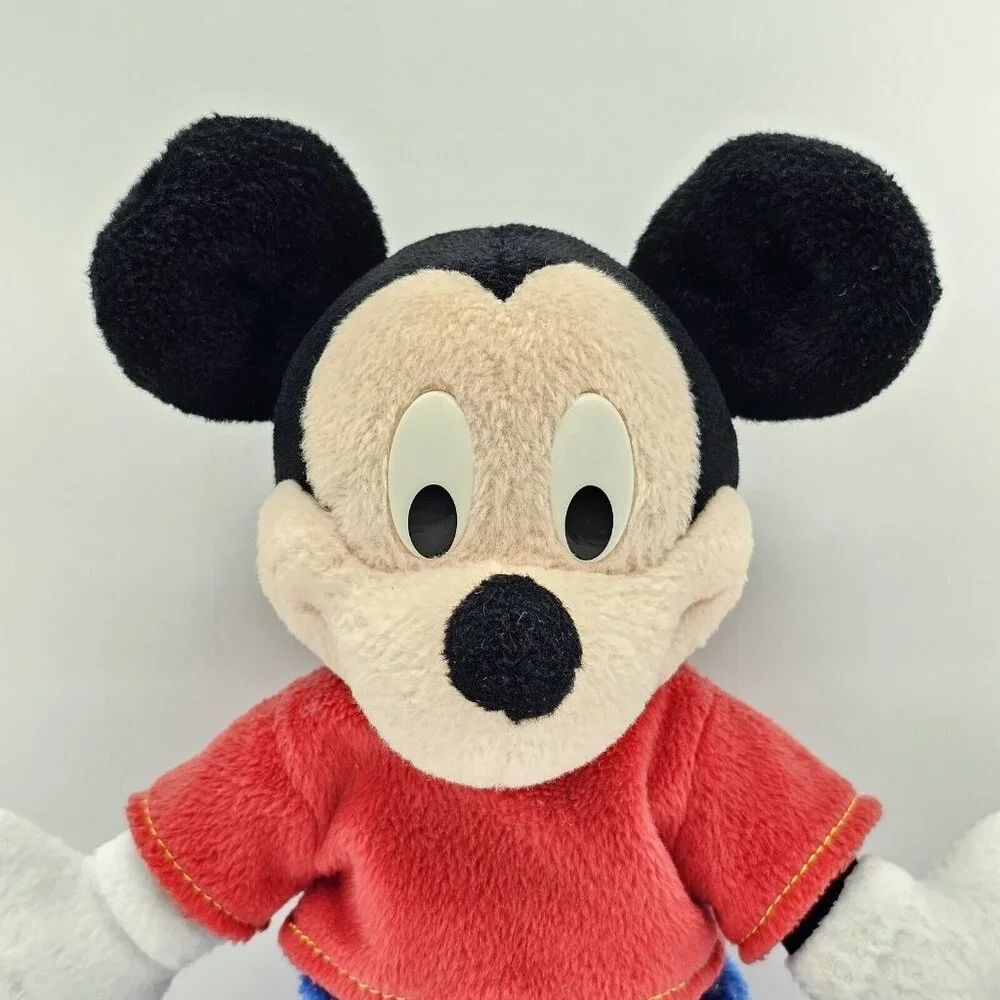 Vintage Disney Mickey Mouse Fisher Price Plush Stuffed Animal Y2K Streetwear